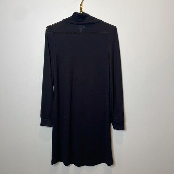 GAP Long Sleeve Black Turtleneck Dress XS - Picture 7 of 8